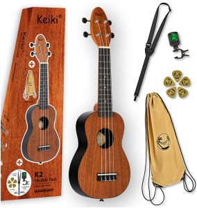 Przejdź do produktu Ukulele sopranowe + akcesoria K2-MAH