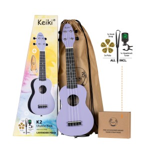 Przejdź do produktu Ukulele sopranowe + akcesoria K2-LAF