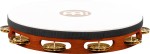 TAH1B-AB Traditional Goat-Skin Wood Tambourines, Brass Jingles