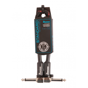 Przejdź do produktu SI07P-BW Kabel gitarowy 21cm  kątowy/kątowy