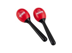 Przejdź do produktu NINO569R para plastikowych marakasów - jajek, kolor czerwony