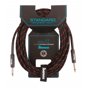 Przejdź do produktu Ibanez SI20-BW - przewód instrumentalny - gitarowy 6,10m  prosty/prosty